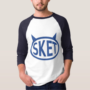 SKETロゴ ラグランTシャツ Tシャツ