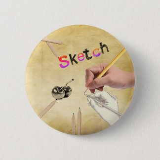 Sketchデザイン ピン/ 缶バッジ
