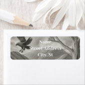 Sketch Art Return Address Labels – Nature Theme ラベル (インサイチュ)