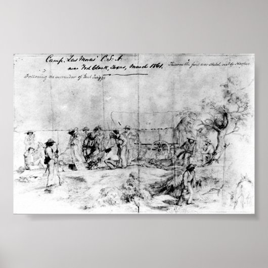 Sketch from Confederate America, 1861 ポスター (正面)