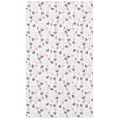 Sketch Hearts Personalized Best Valentine Gift テーブルクロス (正面)