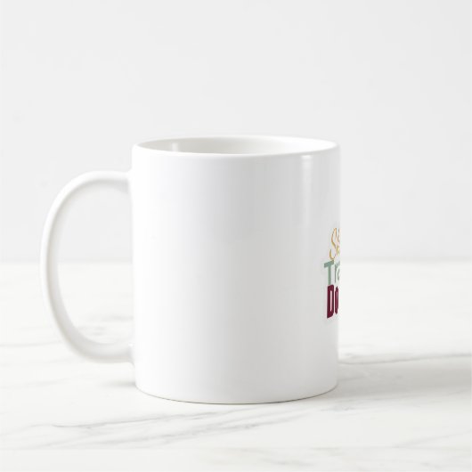 Sketch It. Track It. Do It. Mug コーヒーマグカップ (左)
