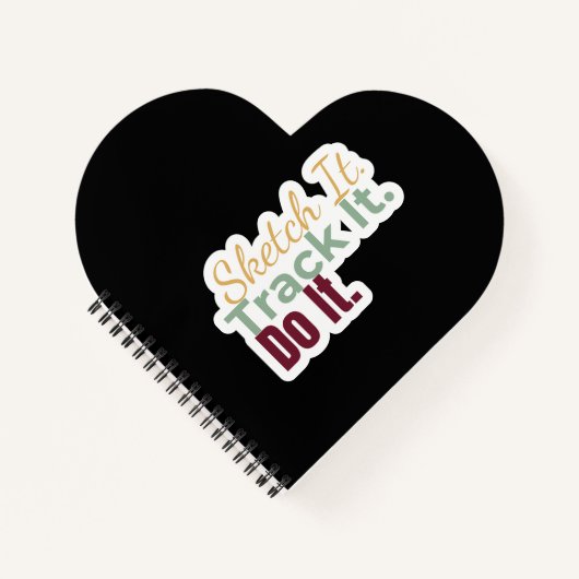 Sketch It. Track It. Do It. Notebook ノートブック (正面)
