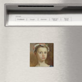 Sketch of a Young Girl, c.1730-40 (キャンバス上の油) マグネット (インサイチュ (食洗機))