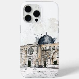 Sketch of Masjid Al Aqsa – 無料パレスチナ iPhone 15 Pro Maxケース