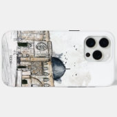 Sketch of Masjid Al Aqsa – 無料パレスチナ Case-Mate iPhoneケース (裏面 (横))
