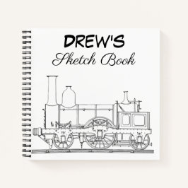 Sketchbookスパーソナライズされたパイラルノート ノートブック