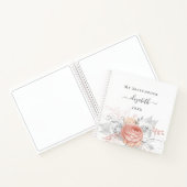 Sketchbookバラ金ゴールドフローラ銀葉白 ノートブック (内部)