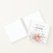 Sketchbookバラ金ゴールドフローラ銀葉 ノートブック (内部)