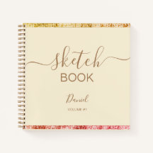 Sketchbookパーソナライズされたユーザ名スクリエレガントプト  