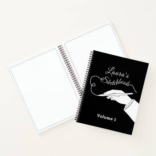 Sketchbookパーソナライズされた ノートブック (内部)