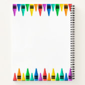 Sketchbookホログラフィックピンクドリップスガール ノートブック (裏面)