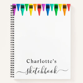 Sketchbookホログラフィックピンクドリップスガール ノートブック