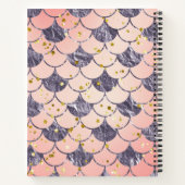 Sketchbookマーメイドはかりで測ピンパープル ノートブック (裏面)
