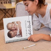 Sketchbook写真カスタム子供たちタイポグラフィ ノートブック