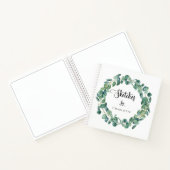 Sketchbook緑の水の色名スクリプト ノートブック (内部)