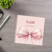 Sketchbook赤面ピンクボウ ノートブック