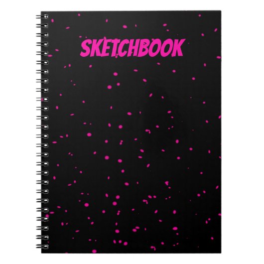 Sketchbook Blackでアートスケッチを楽しめる ノートブック (正面)
