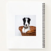 Sketchbook custom dog pet photo quote ノートブック (裏面)
