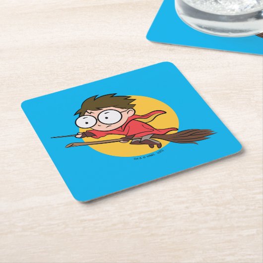 SKETCHBOOK HARRY POTTER™遊のQUIDDITCH™ スクエアペーパーコースター (アングル)