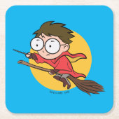 SKETCHBOOK HARRY POTTER™遊のQUIDDITCH™ スクエアペーパーコースター (正面)
