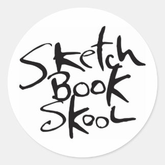 Sketchbook Skoolスタンプ ラウンドシール