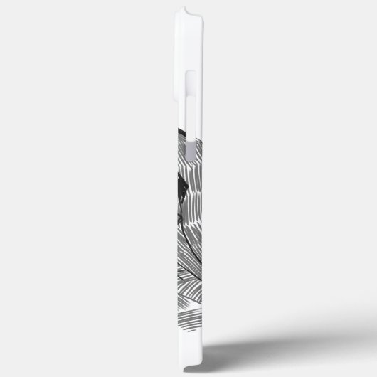 Sketched girl iPhone pro 13 Max  hoesje Case-Mate iPhoneケース (裏面 / 左)