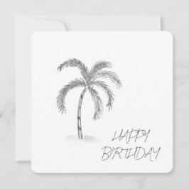 Sketched Greeting Card Black and White カード