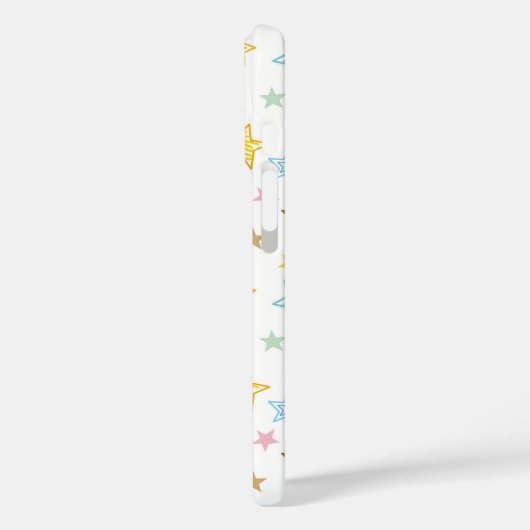 Sketched Stars Pattern Case-Mate iPhoneケース (裏面 / 左)