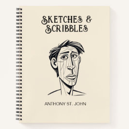 Sketches and Scribbles Notebook ノートブック