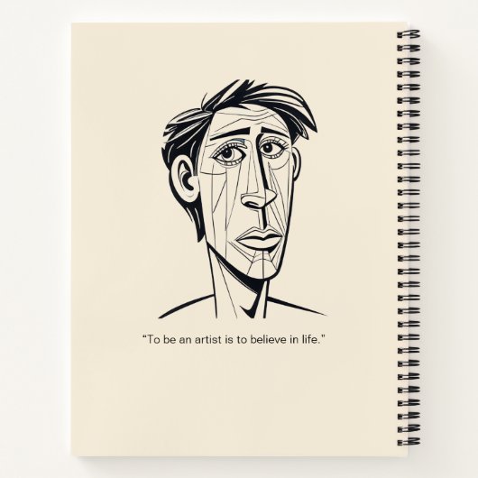 Sketches and Scribbles Notebook ノートブック (裏面)