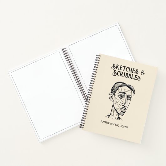 Sketches and Scribbles Notebook ノートブック (内部)