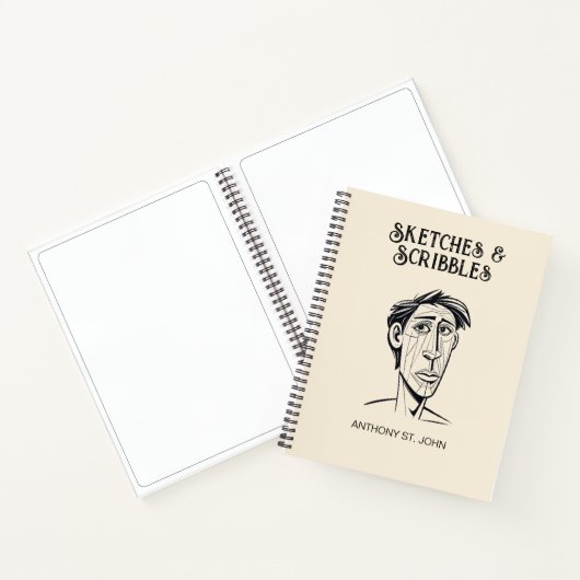 Sketches and Scribbles Notebook ノートブック (内部)