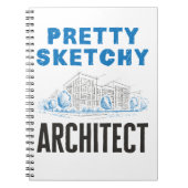Sketchy Architect Architectかわいらし Architecture Stud ノートブック (正面)
