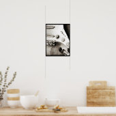 Sketchy Electric Guitarポスター ポスター (キッチン)