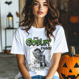 Sketchy Just Goblin' Candy Women's Tシャツ