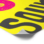 Sketchy Music Doodlesシームレスな背景 ポスター (角)