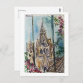 Skethbookページマラガ博物館ティッセン ポストカード (正面/裏面)