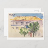 Skethbookページマラガ ポストカード (正面/裏面)