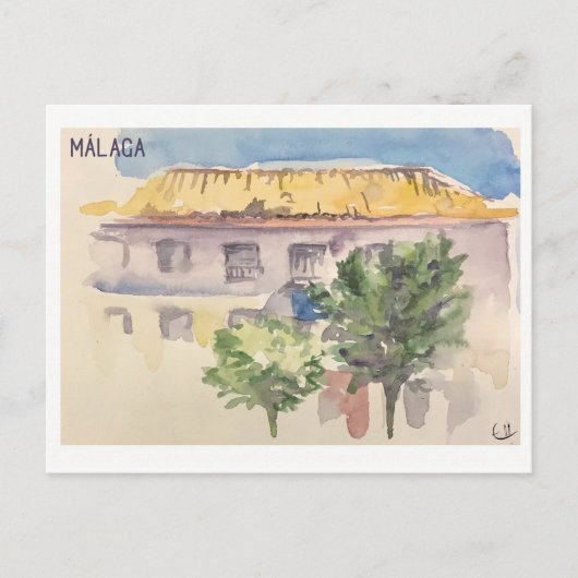 Skethbookページマラガ ポストカード (正面)