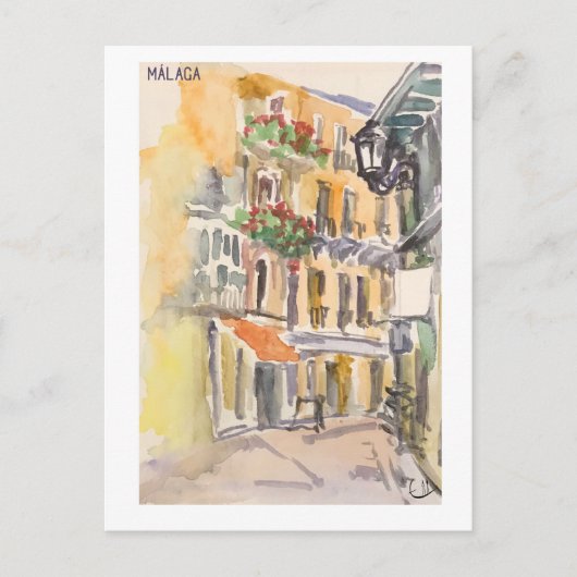 Skethbookページマラガm33 ポストカード (正面)