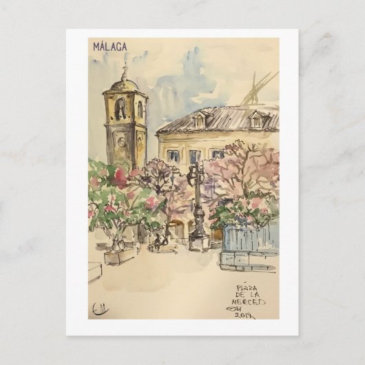 Skethbookページマラガm9 ポストカード (正面)