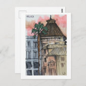 Skethchbook pages. Málaga. Markers ポストカード (正面/裏面)