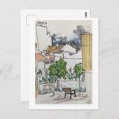 Skethchbook pages. Málaga. Markers ポストカード (正面/裏面)