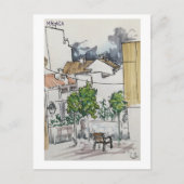 Skethchbook pages. Málaga. Markers ポストカード (正面)