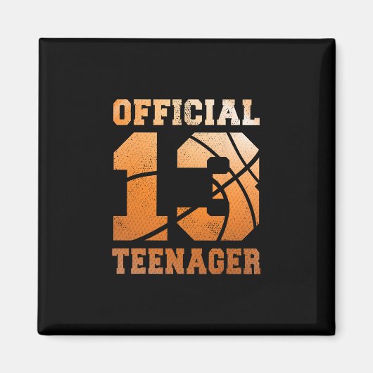 Sketll 13歳の誕生日 おめでとう少年 マグネット (正面)