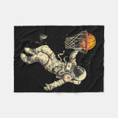 Sketll Astronaut Drawing Sketll Lover Slam Dunk  フリースブランケット (正面(横))