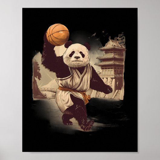 Sketll Bear Artwork Temple Drawing Sketll Lover  ポスター (正面)