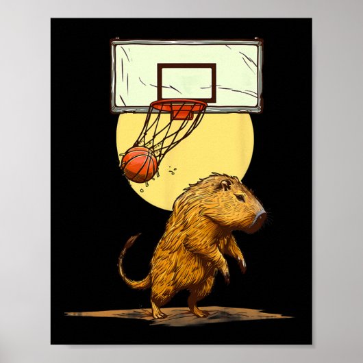 Sketll Capyra Slam Dunk BllプレーヤーSketll Lover ポスター (正面)