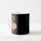 Sketll Fever ウィメンズ Sketll チーム ナンバー22 コーヒーマグカップ (正面左)